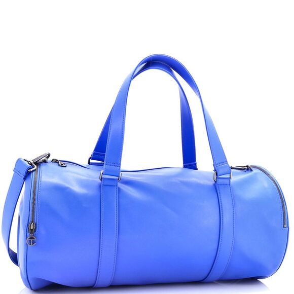 Telfar Duffle Bag Faux Leather Large Blue - Picture 2 of 6